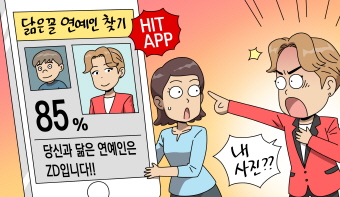 닮은꼴 연예인 찾기 어플리케이션 사건 닮은꼴 연예인 찾기 어플리케이션 사건